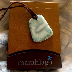Marahlago leather necklace